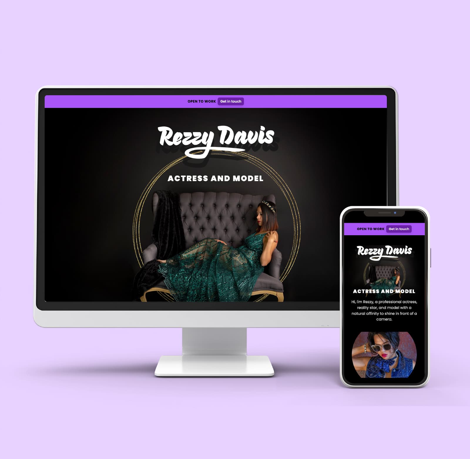 Rezzy Davis Website